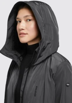 Khujo Mantel Ging - Halflange Jas - Schwarz -Khujo da6544ea81e943f0b981d6e5f8eb2752