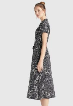 Khujo Goya - Blousejurk - Schwarz Weiß Gemustert -Khujo db3ba4c323e04867943de2d8a4ed61d2