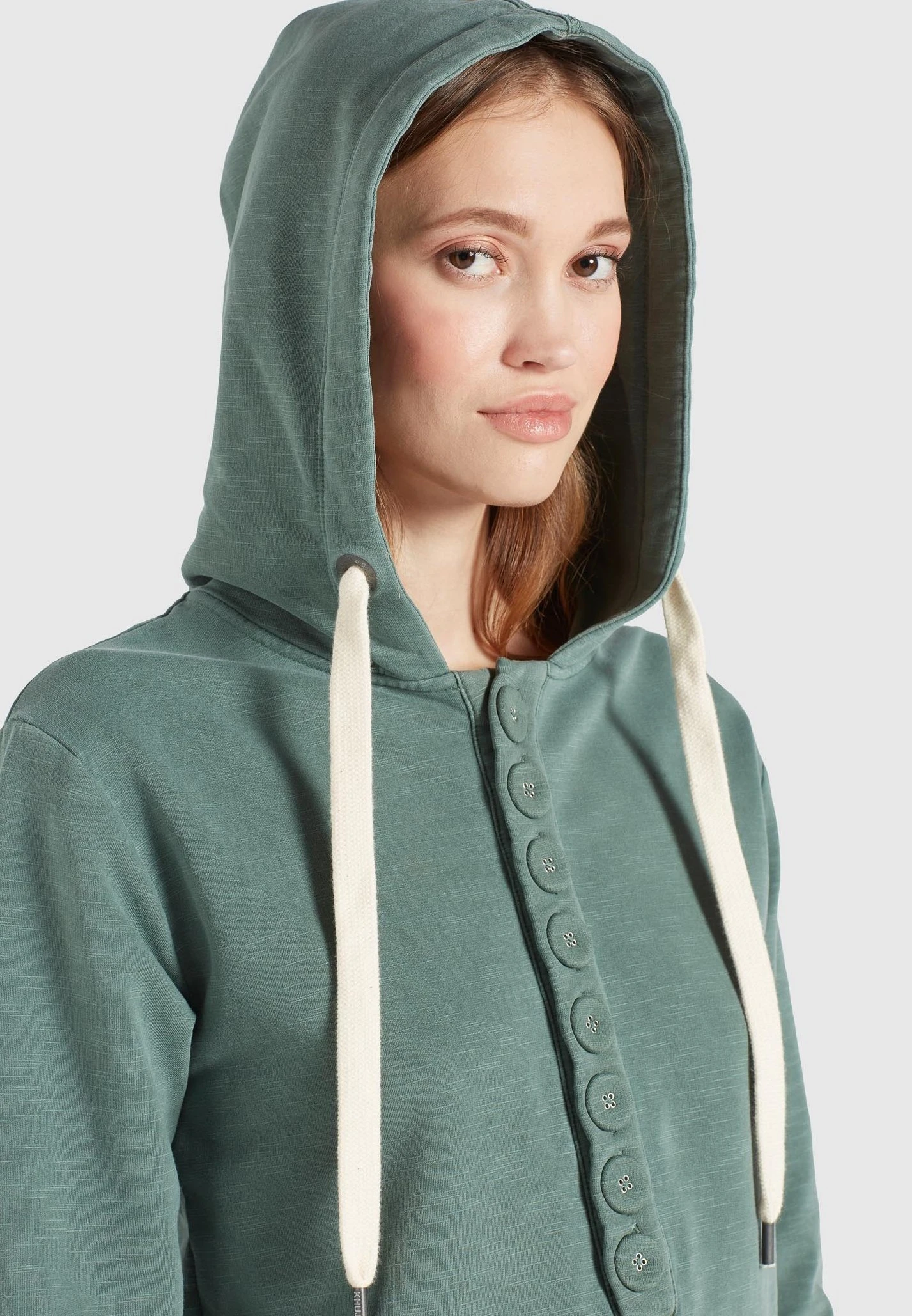 Khujo Keiki - Hoodie - Aqua Gewaschen 7 Khujo Keiki - Hoodie - Aqua Gewaschen - Afbeelding 5