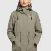 Khujo Caima - Parka - Graugrün -Khujo e5fdae56988a46d59669bfe5b8caee43