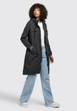 Khujo Mantel Voya3 - Parka - Schwarz -Khujo ef780ba5c17e4bb5800a0f1a8c61257f