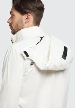 Khujo Bolt Shiny - Jas - Cremeweiß -Khujo f14b0102158a493fa8664077dd687061