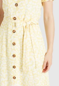 Khujo Goya - Blousejurk - Gelb-Weiß Geblümt -Khujo f22172eed23b4e24aac415791ef07370