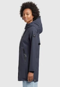 Khujo Izaf - Regenjas - Dunkelblau -Khujo f47b35bdd88941ac8f5c12b01c42992a