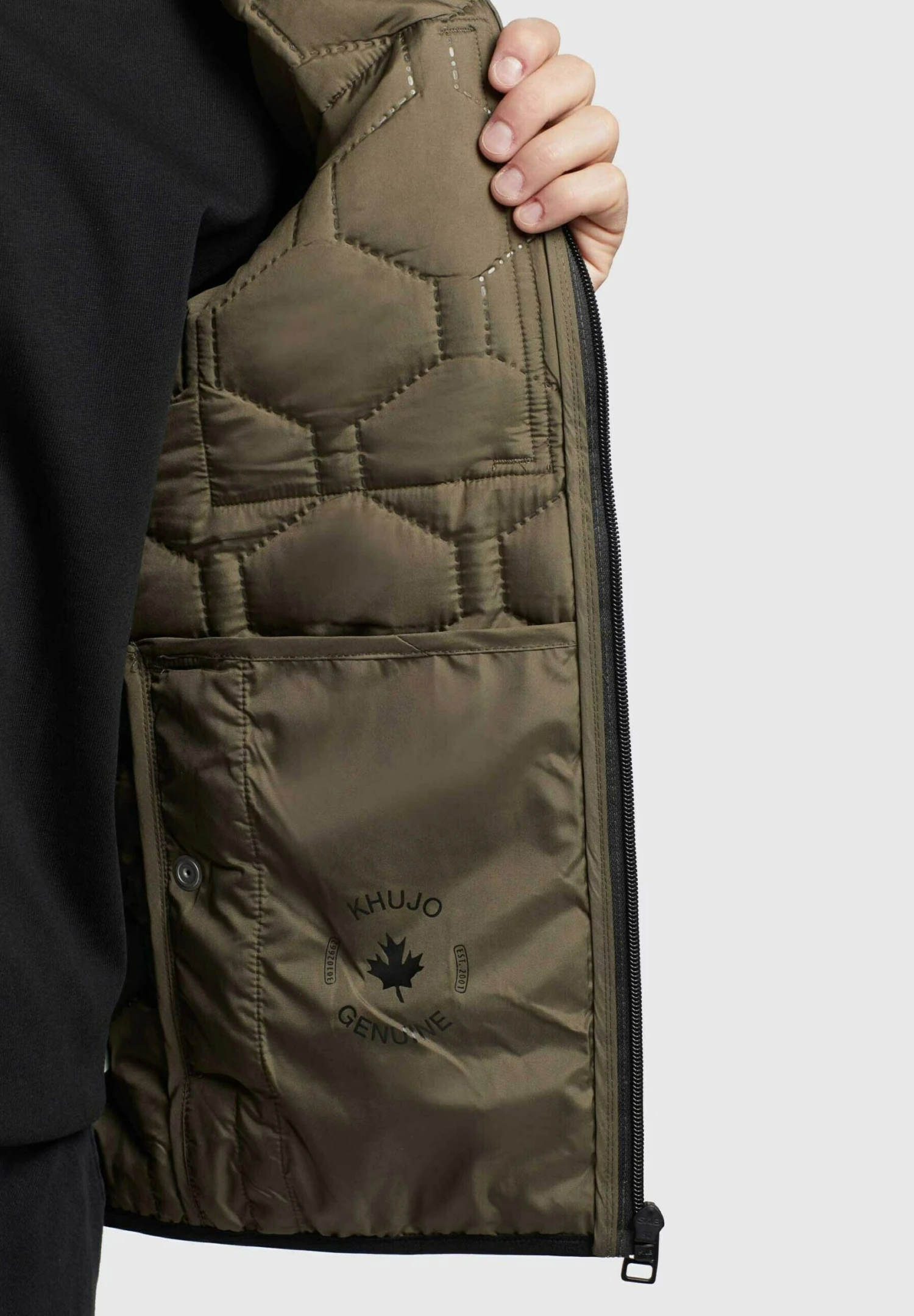 Khujo Liel - Bodywarmer - Olivgruen 8 Khujo Liel - Bodywarmer - Olivgruen - Afbeelding 6