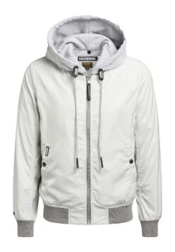 Khujo Persee - Lichte Jas - Hellgrau -Khujo f9d7358c68ff4c21826f51b2276efb53